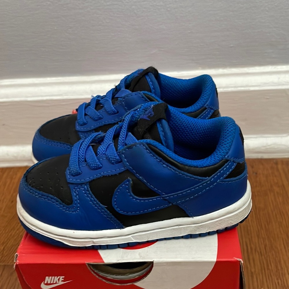 Toddler Nike Dunk Lows “Hyper Cobalt” Size 7c